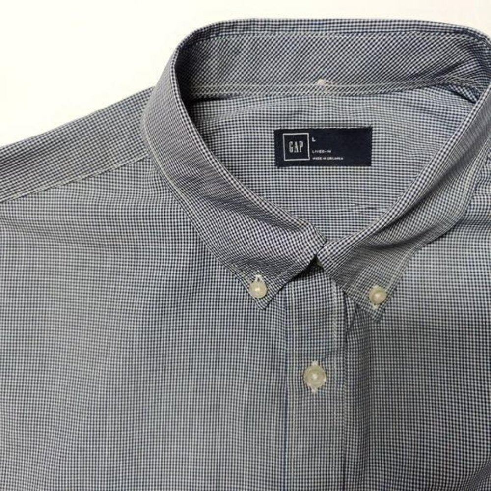 Gap Lived-In Men's Button Down Shirt Size Large